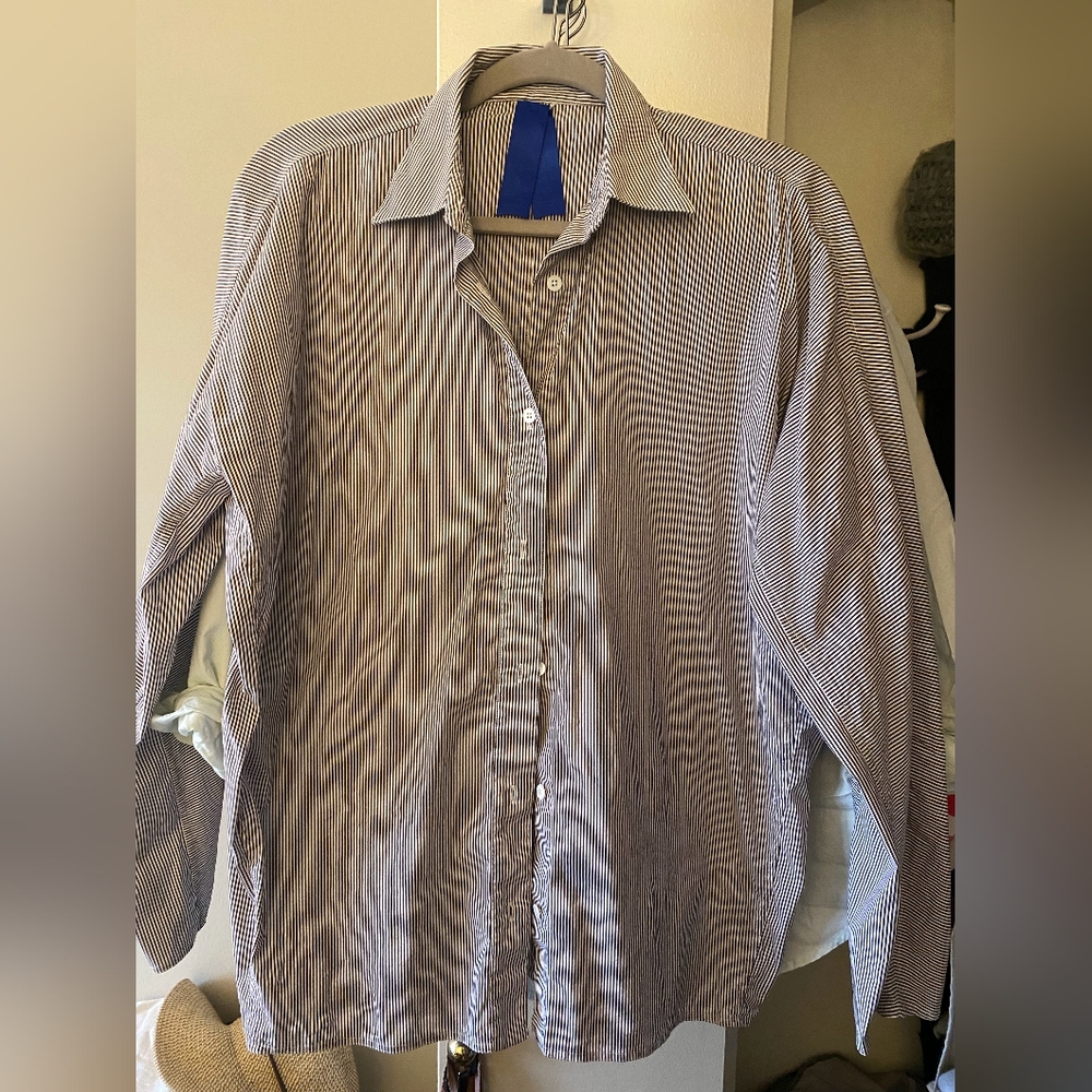 Kit and Ace Striped Button Down